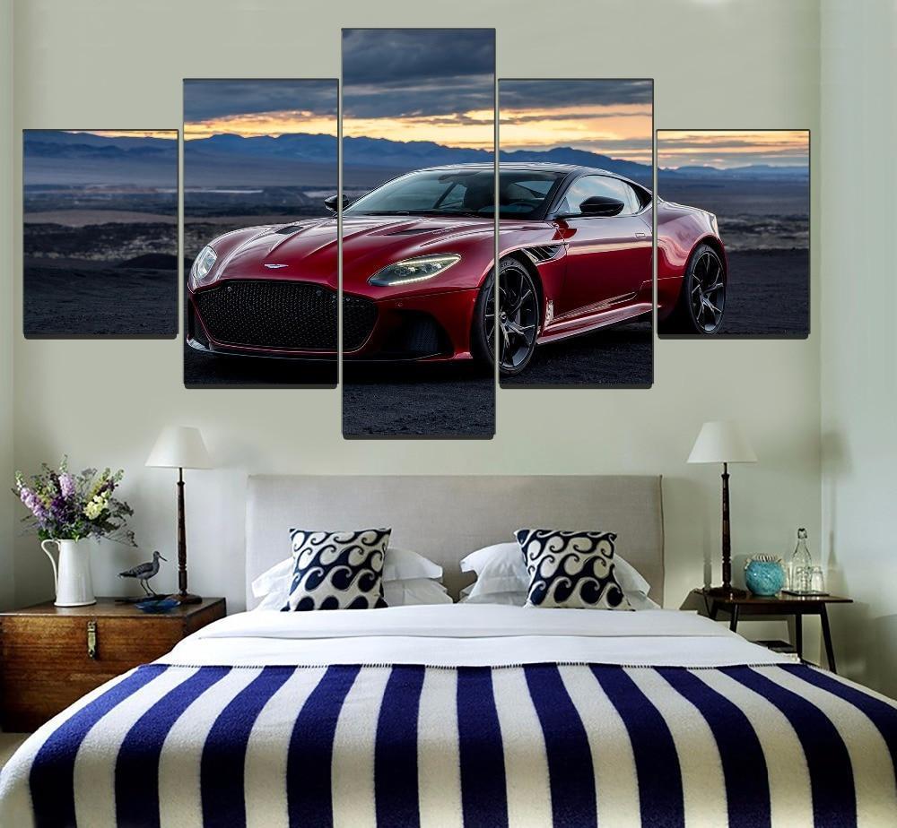 Aston Martin DBS Superleggera 1 Car Canvas Wall Art