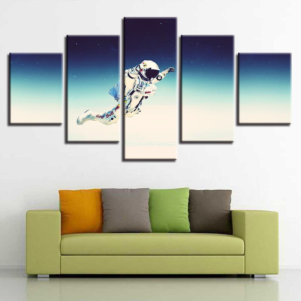 Astronauts Space Canvas Wall Art