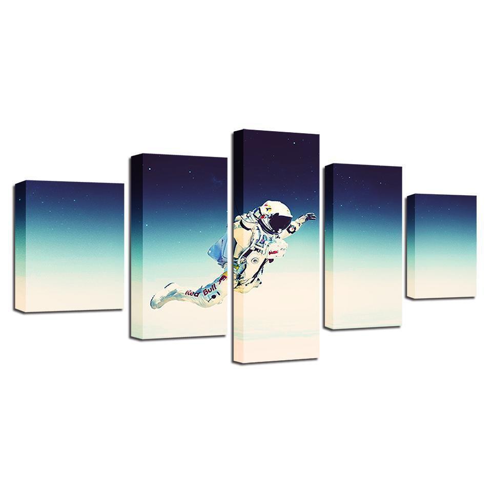 Astronauts Space Canvas Wall Art