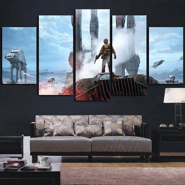 At At Walker 1 Movie Canvas Wall Art