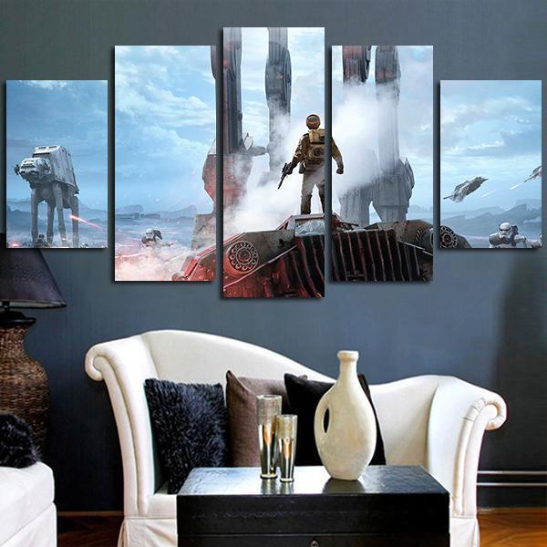 At At Walker 1 Movie Canvas Wall Art