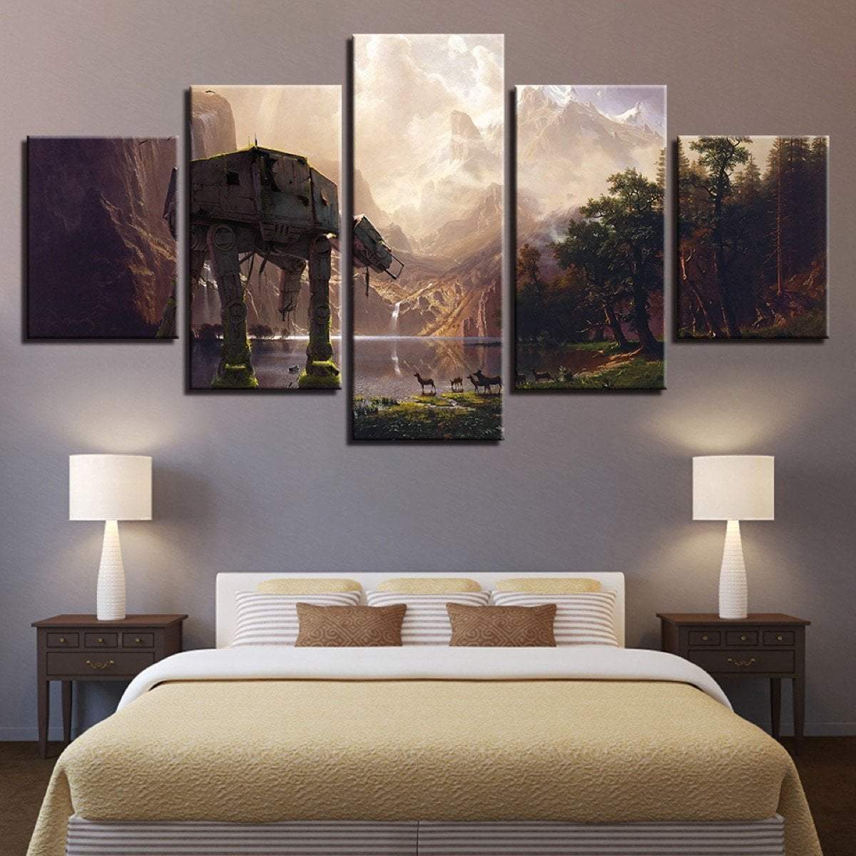 At-at Walker Movie Canvas Wall Art