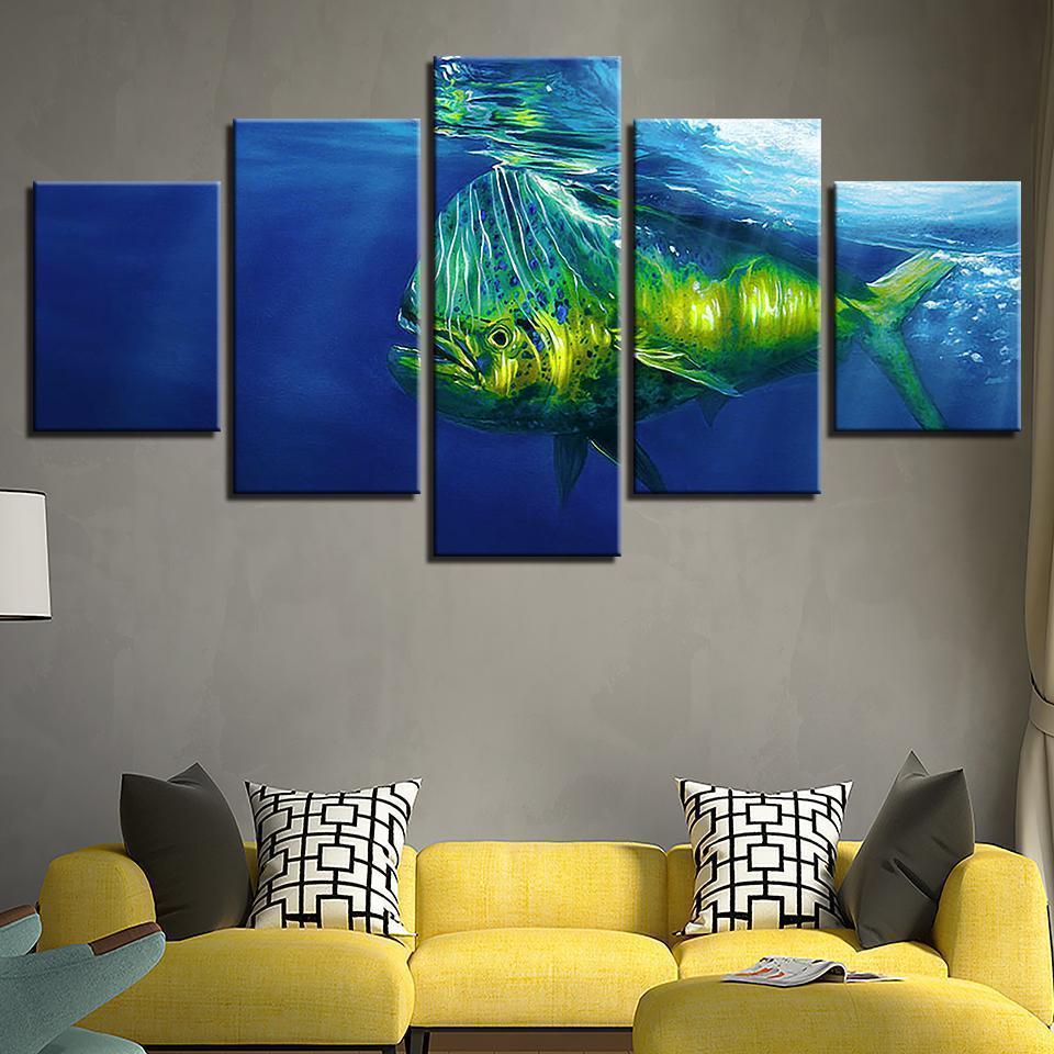 Ation Deep Sea Animal Big Fish Animal Canvas Wall Art