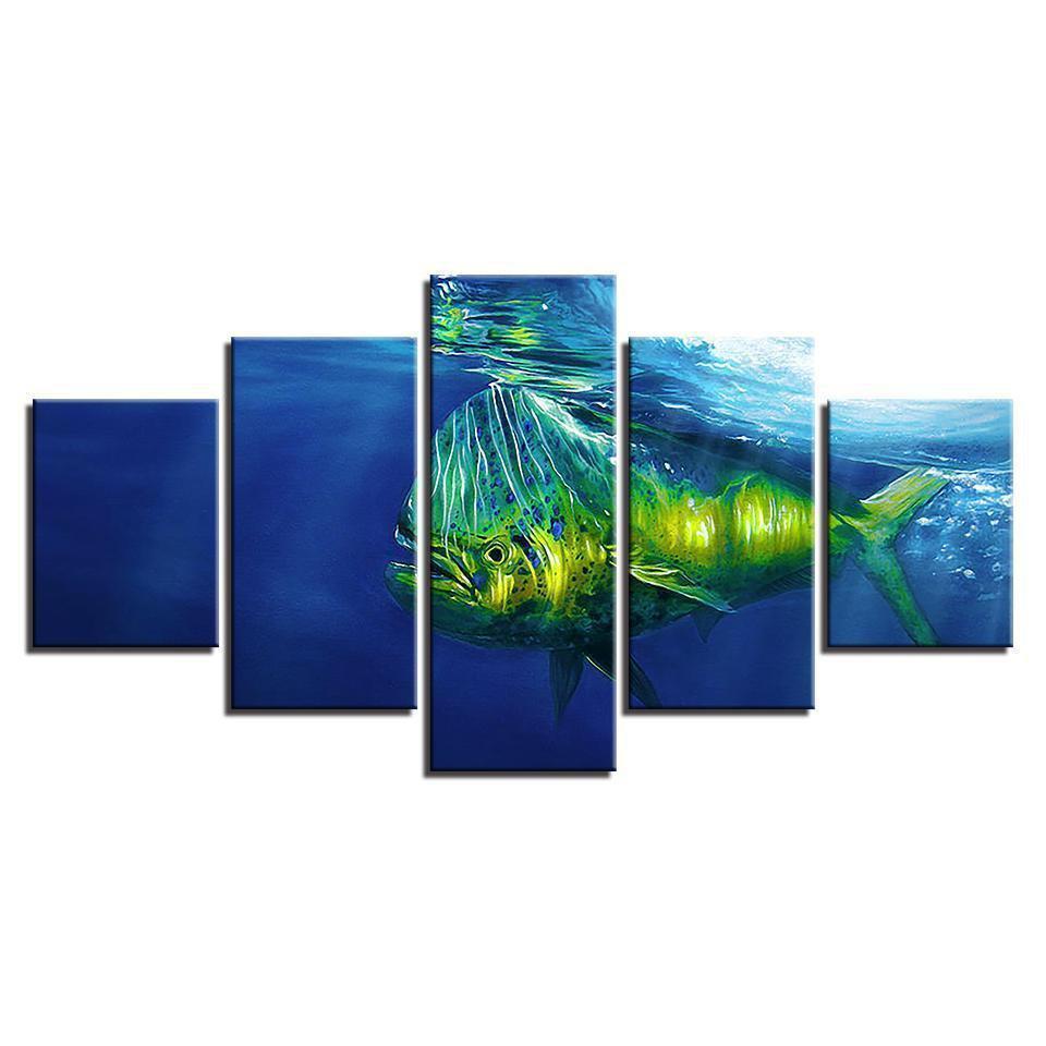 Ation Deep Sea Animal Big Fish Animal Canvas Wall Art