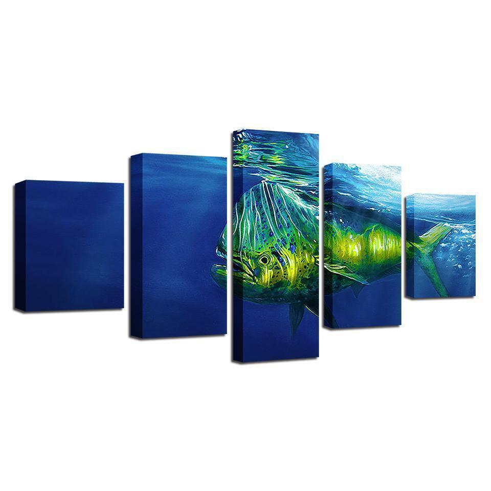 Ation Deep Sea Animal Big Fish Animal Canvas Wall Art