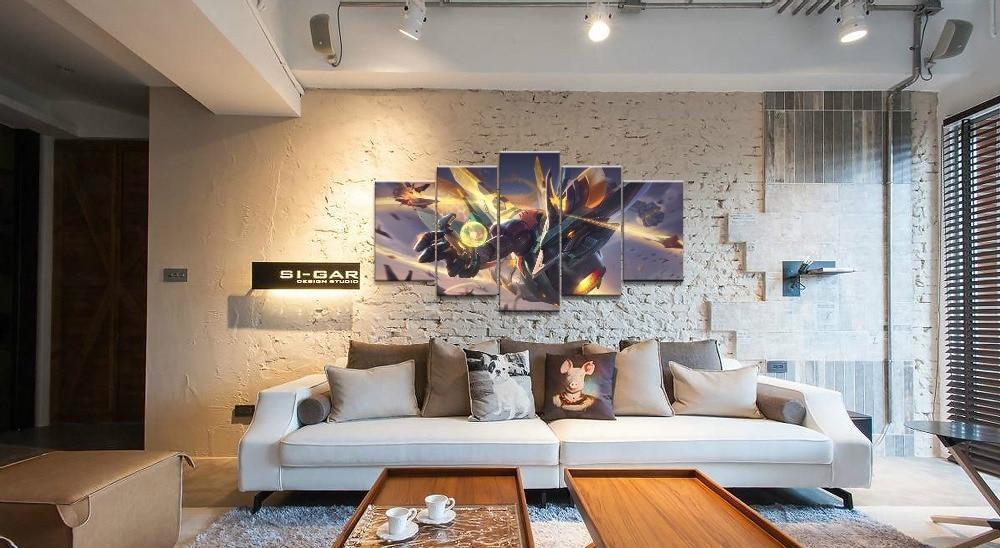 LOL League Of Legends Aurelion Sol Gaming Canvas Wall Art