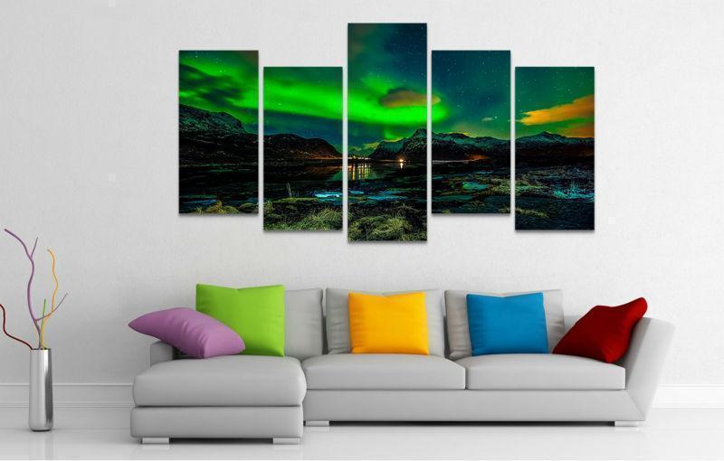Aurora Borealis 1 Nature Canvas Wall Art
