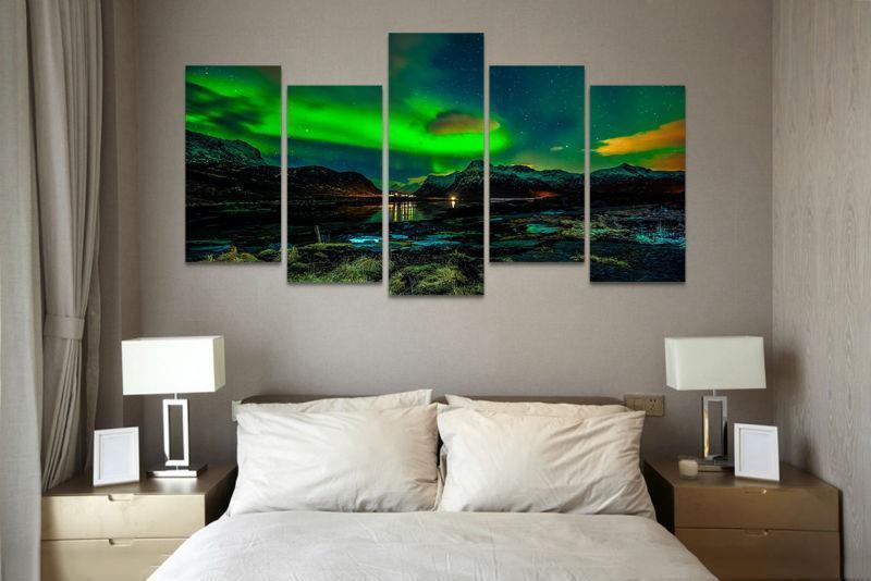 Aurora Borealis 1 Nature Canvas Wall Art
