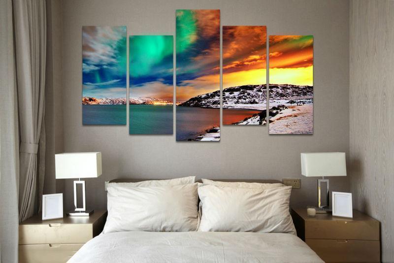 Aurora Borealis 2 Nature Canvas Wall Art