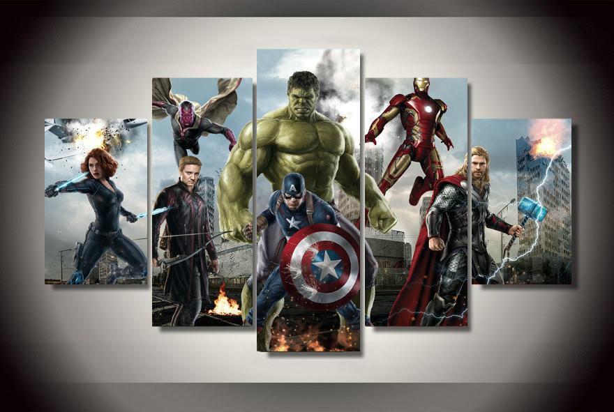 Avengers 1 Marvel Canvas Wall Art