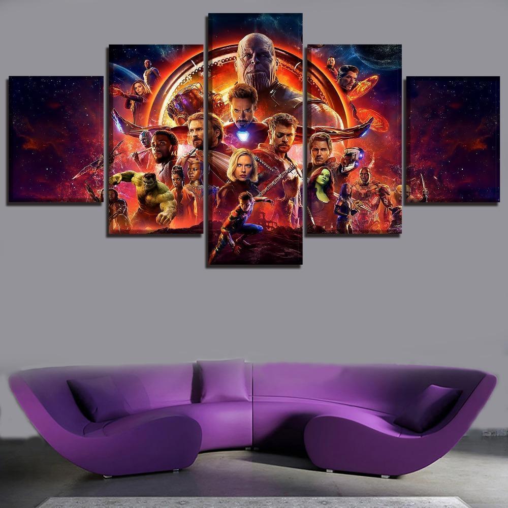 Avengers 3 Infinity War Movie Superheroes Marvel Canvas Wall Art