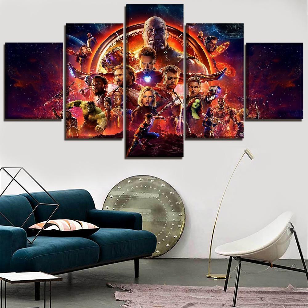 Avengers 3 Infinity War Movie Superheroes Marvel Canvas Wall Art