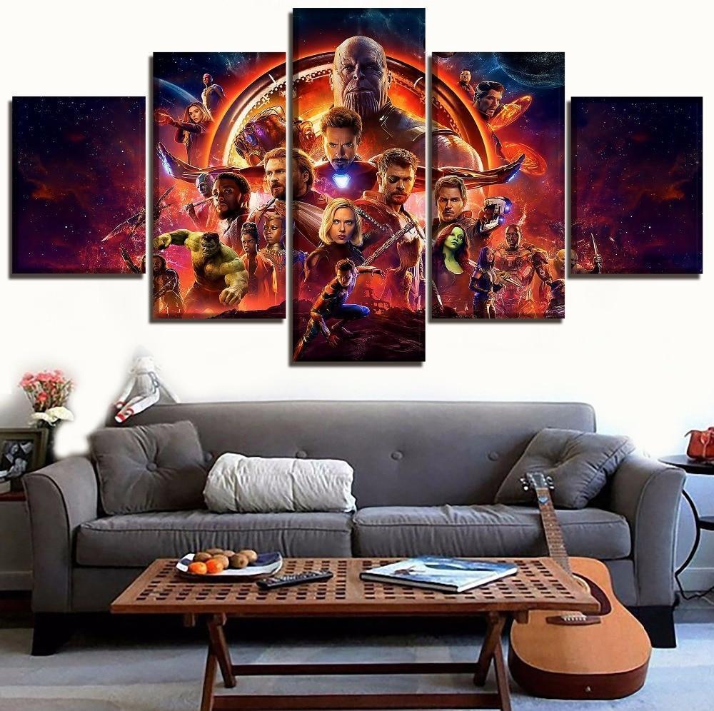 Avengers 3 Infinity War Movie Superheroes Marvel Canvas Wall Art