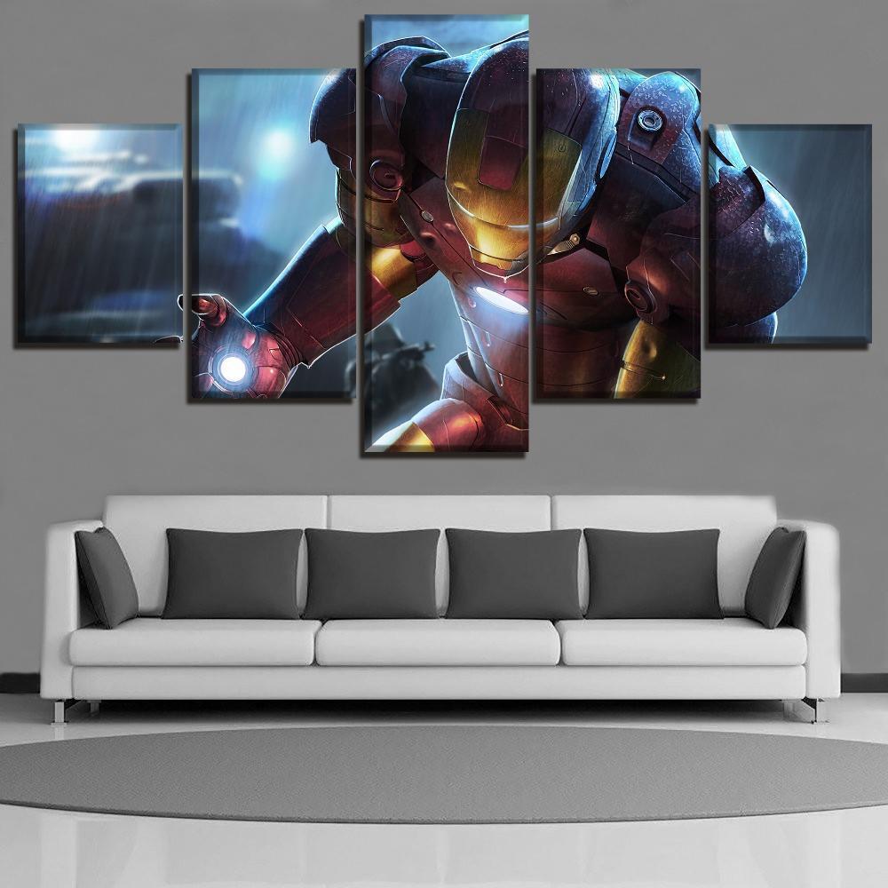 Avengers Fantasy Iron Man Superhero Marvel Canvas Wall Art
