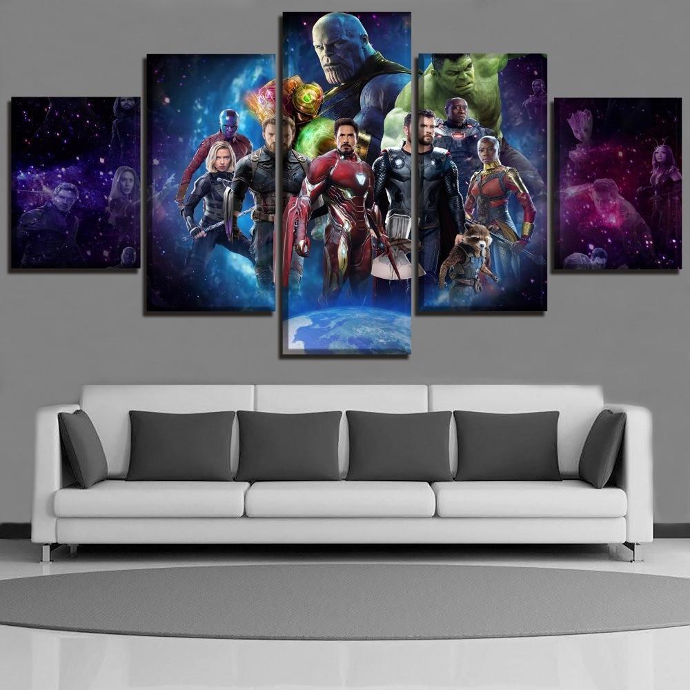Avengers Infinity War Poster Marvel Canvas Wall Art