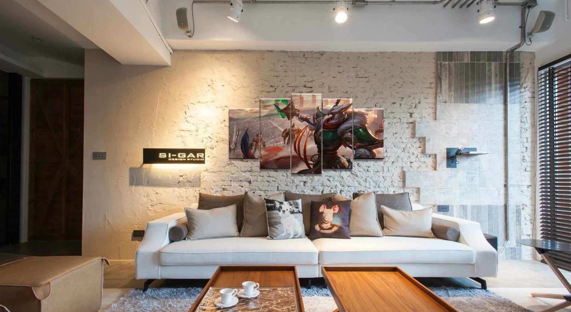 LOL League Of Legends Azir Gaming Canvas Wall Art