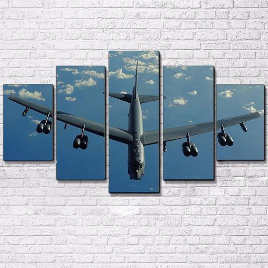 B-52 Bomber Aircraft Canvas Wall Art