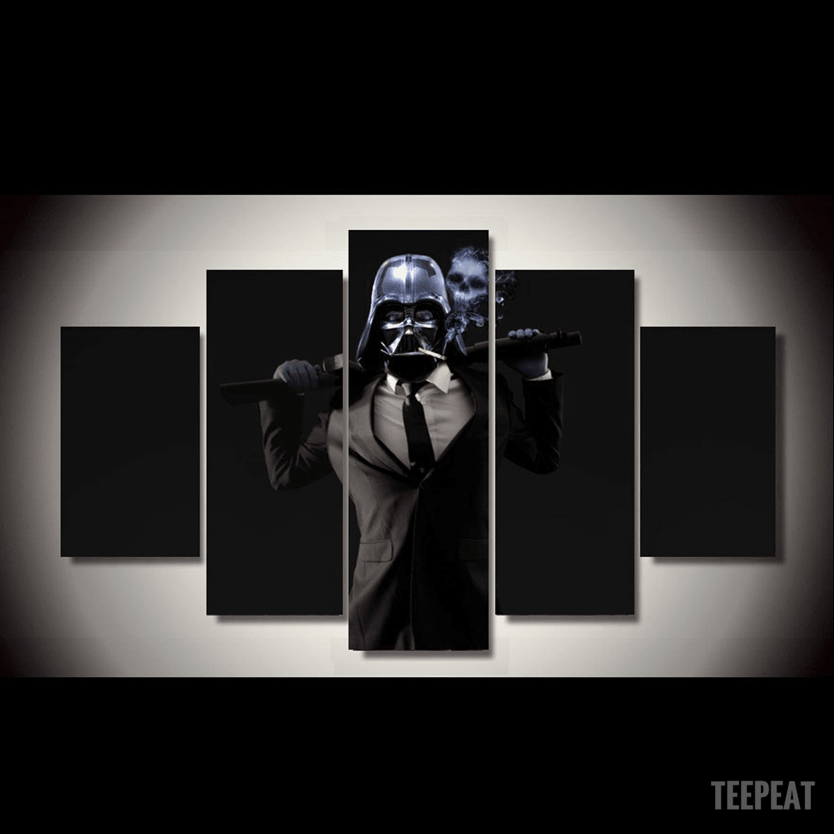Badass Vader Movie Canvas Wall Art