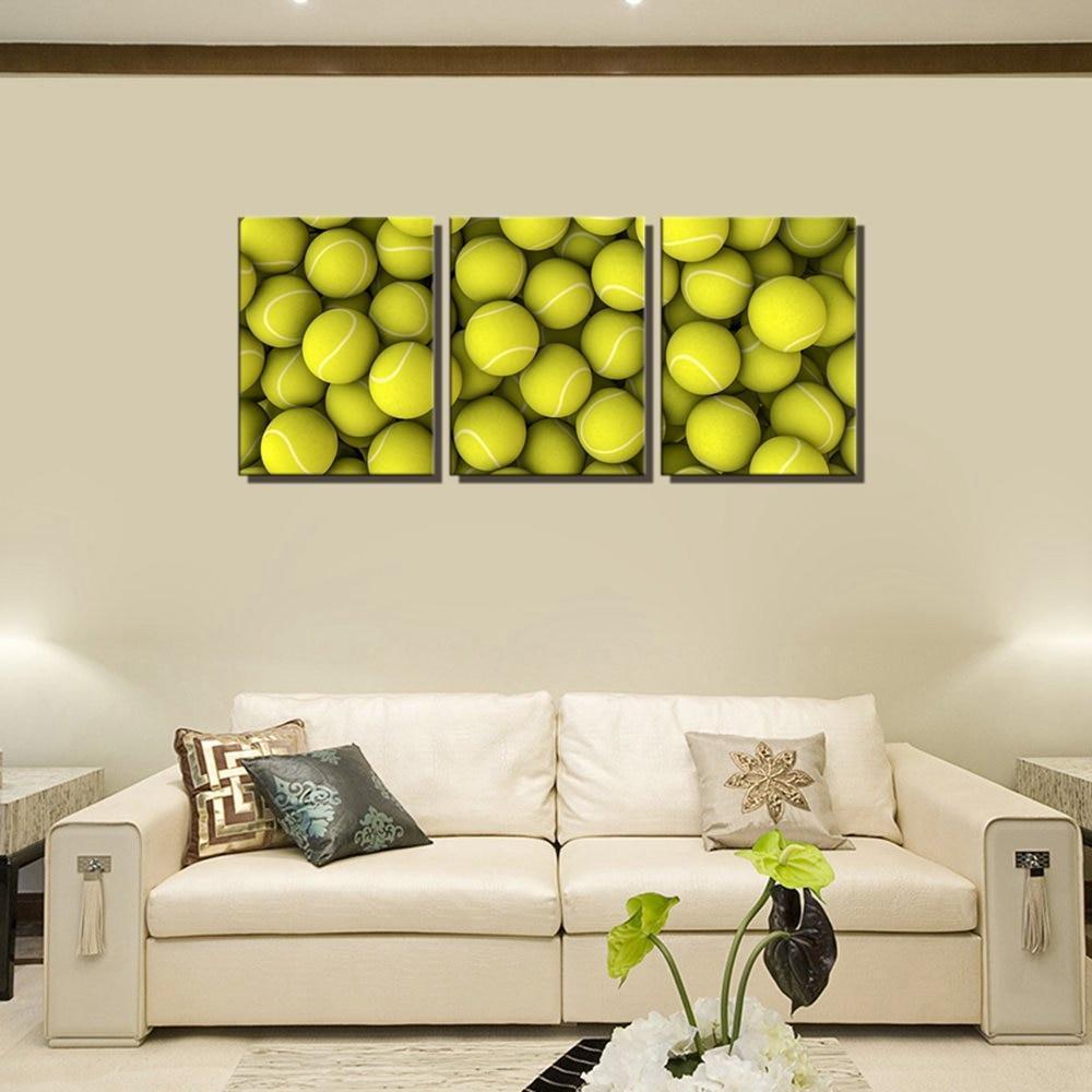 Balls Tennis  Sport Canvas Wall Art