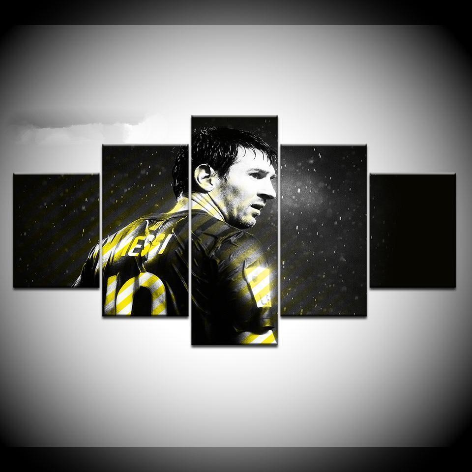 Barcelona Lionel Messi  Celebrity Canvas Wall Art