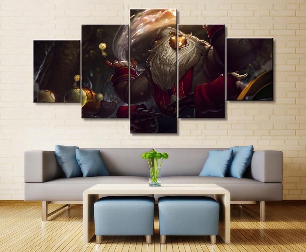 LOL League Of Legends Bard Game Canvas Wall Art