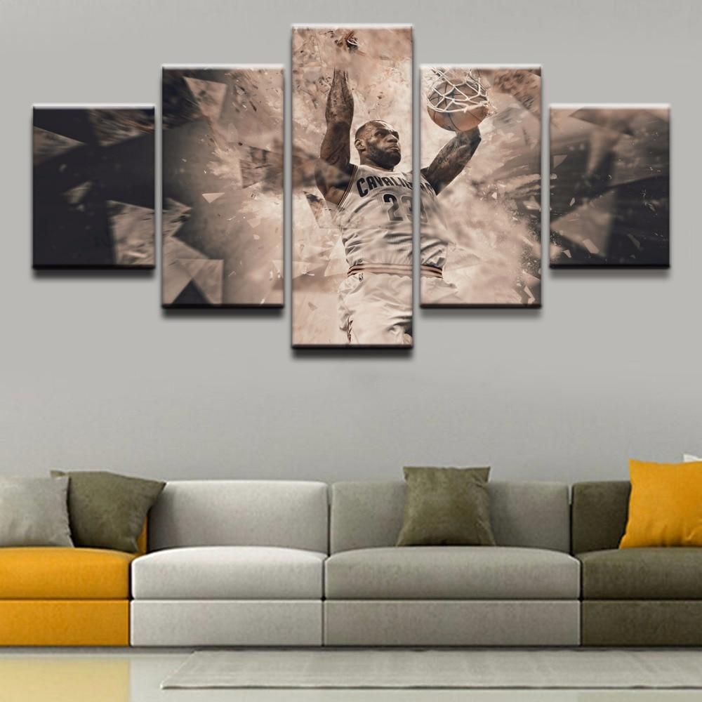 Basketball Player Sport Canvas Wall Art
