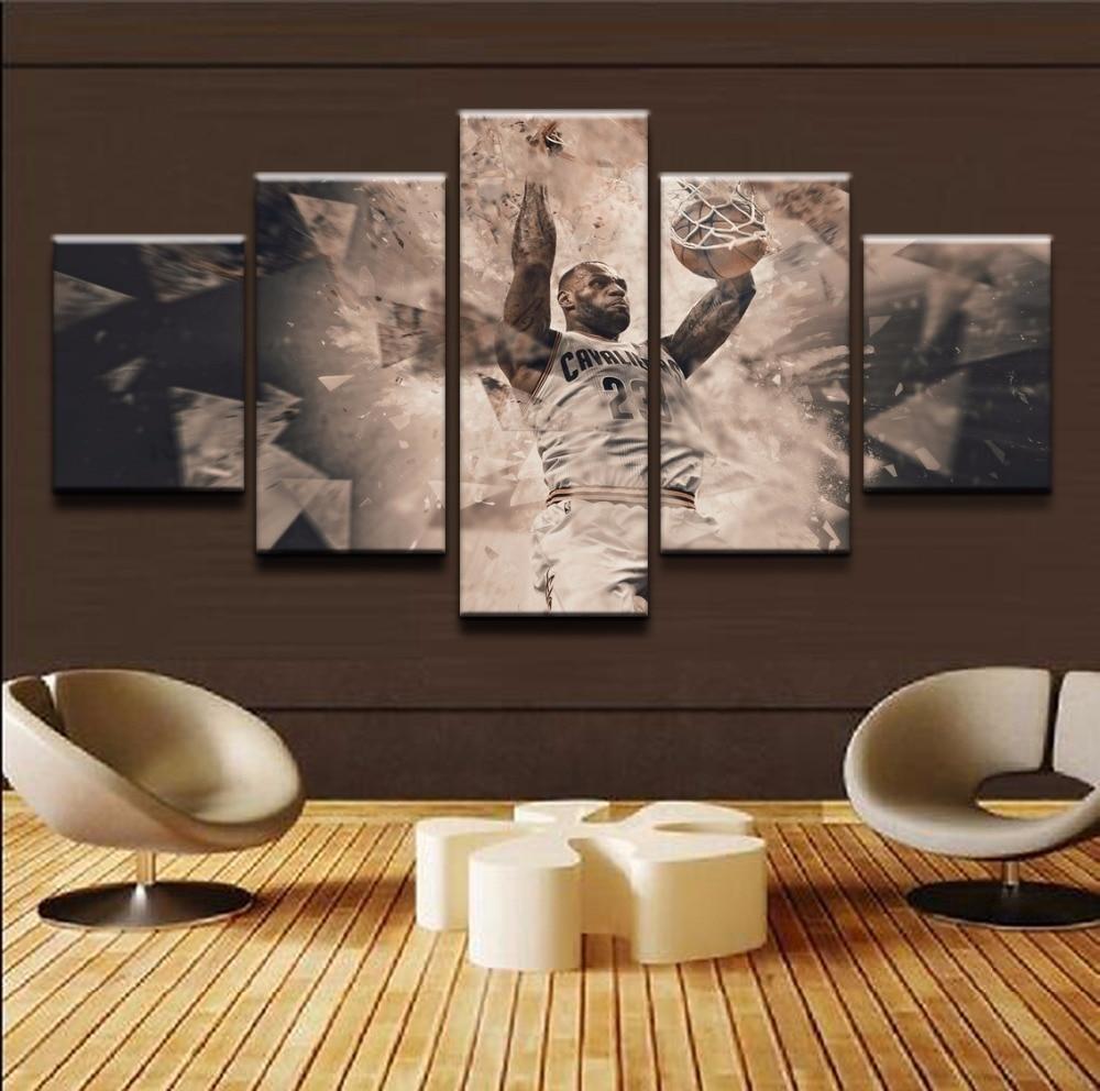 Basketball Player Sport Canvas Wall Art