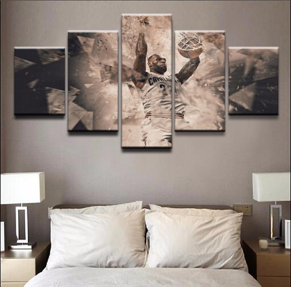 Basketball Player Sport Canvas Wall Art