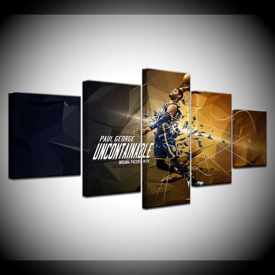 Basketball Star Group Poster Sport Canvas Wall Art