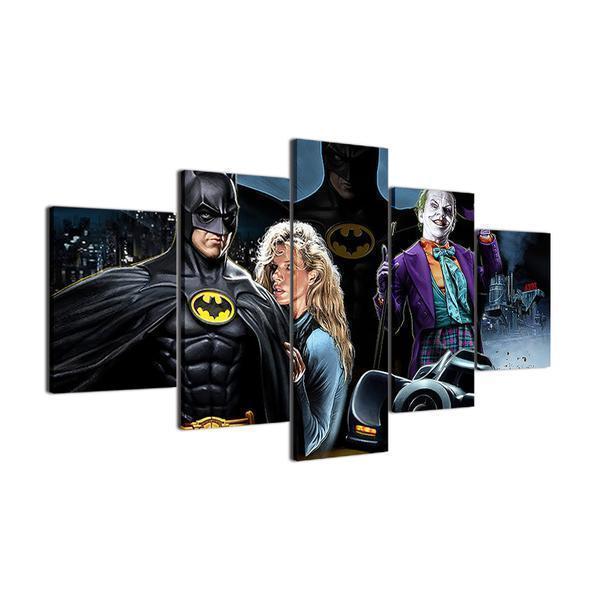 Batman And Joker Movie DC Canvas Wall Art
