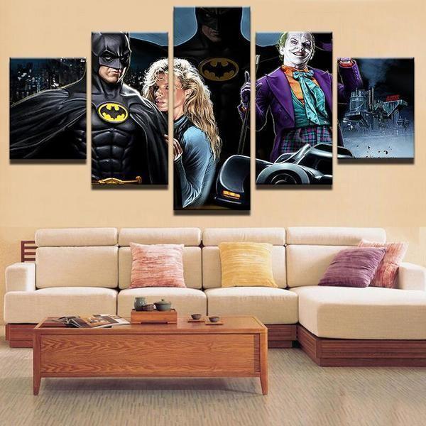 Batman Characters Inspired DC Canvas Wall Art