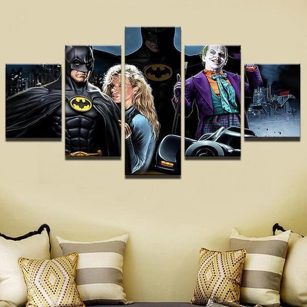 Batman Characters Inspired DC Canvas Wall Art