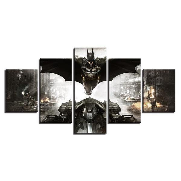 Batman Inspired Car DC Canvas Wall Art