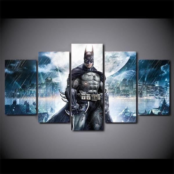 Batman Inspired Moon DC Canvas Wall Art