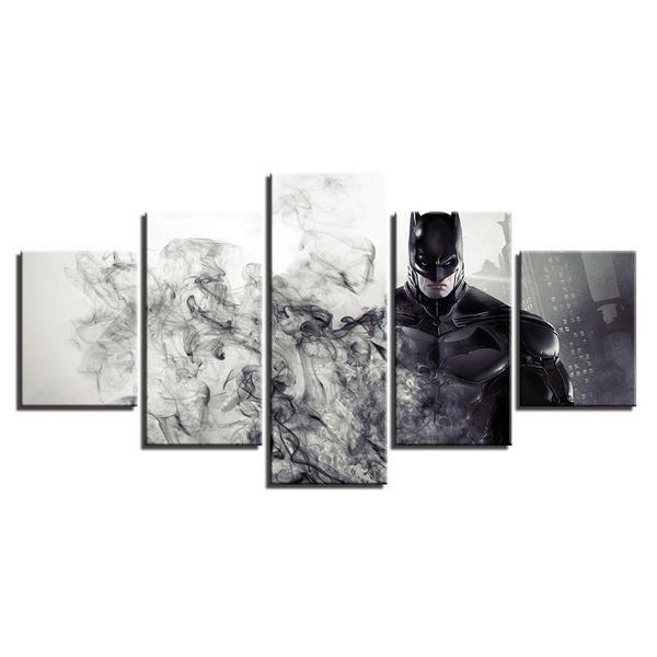 Batman Inspired Smoke DC Canvas Wall Art