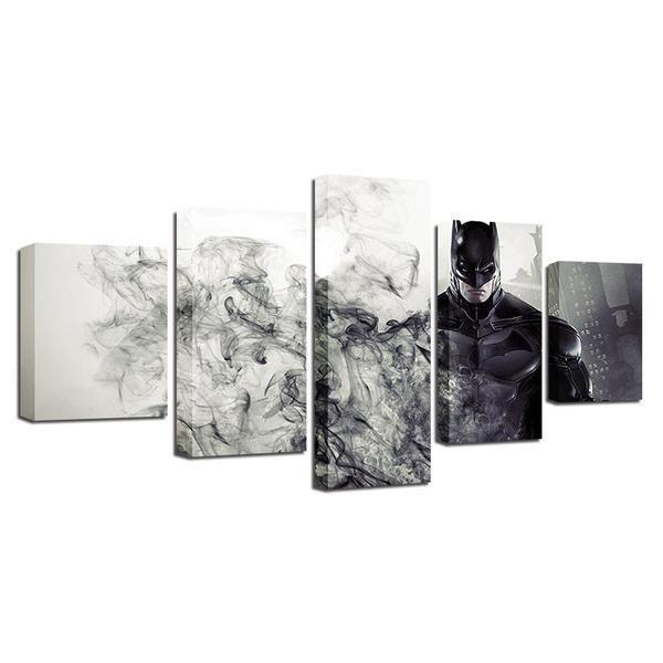 Batman Inspired Smoke DC Canvas Wall Art