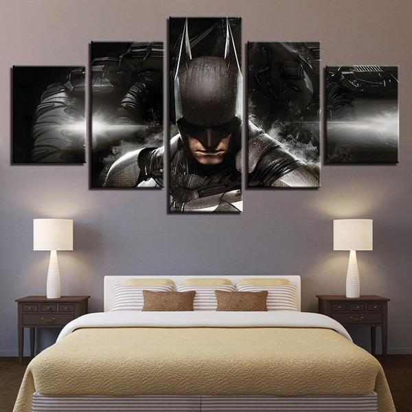 Batman's Face DC Canvas Wall Art
