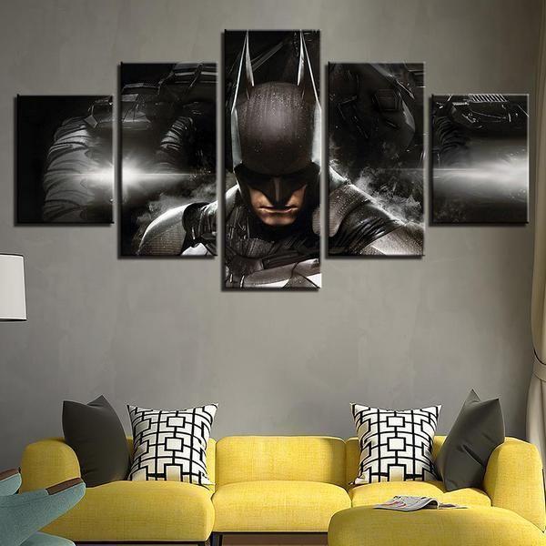 Batman's Face DC Canvas Wall Art