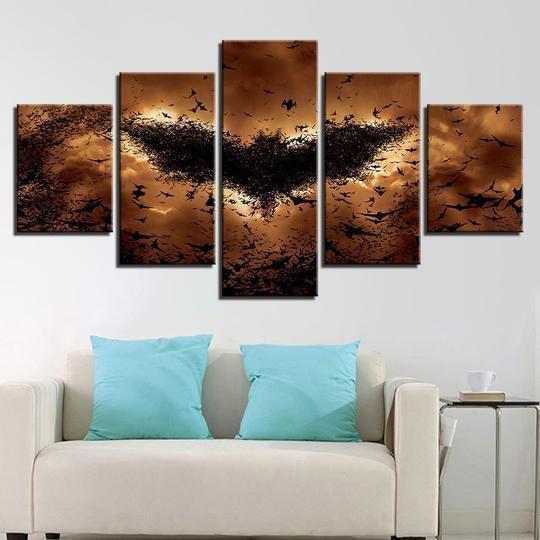 Batman Swarm DC Canvas Wall Art
