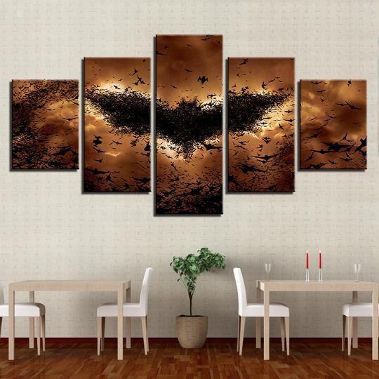 Batman Swarm DC Canvas Wall Art