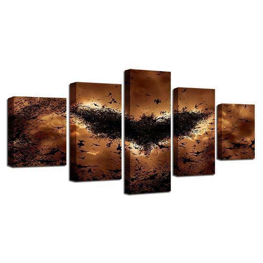 Batman Swarm DC Canvas Wall Art