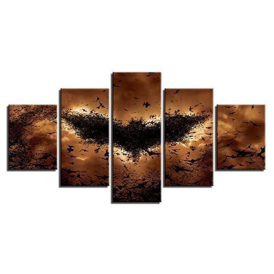 Batman Swarm DC Canvas Wall Art