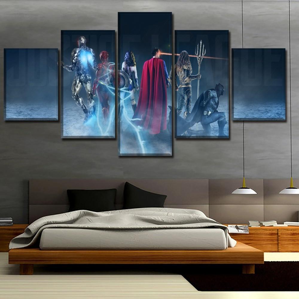 Batman team DC Canvas Wall Art