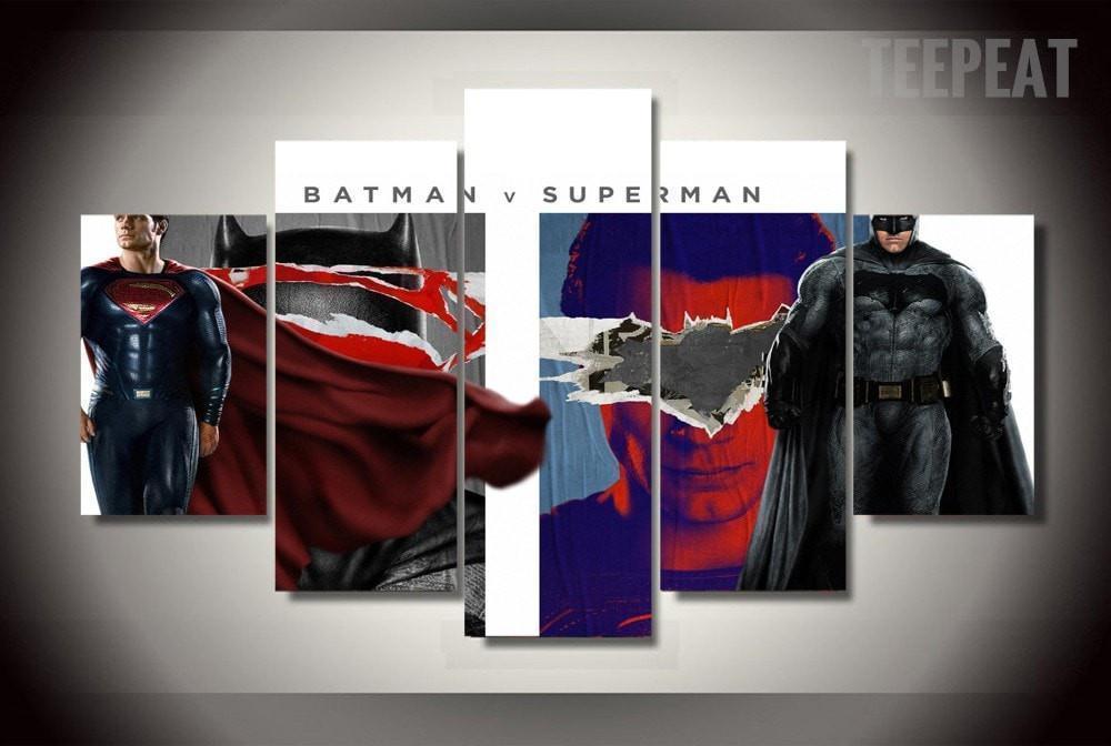 Batman Vs Superman: Dawn Of Justice DC Canvas Wall Art