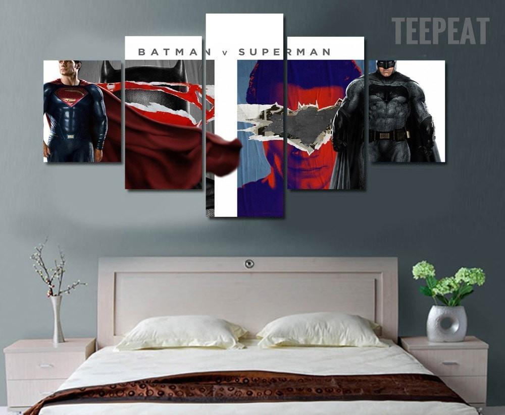 Batman Vs Superman: Dawn Of Justice DC Canvas Wall Art