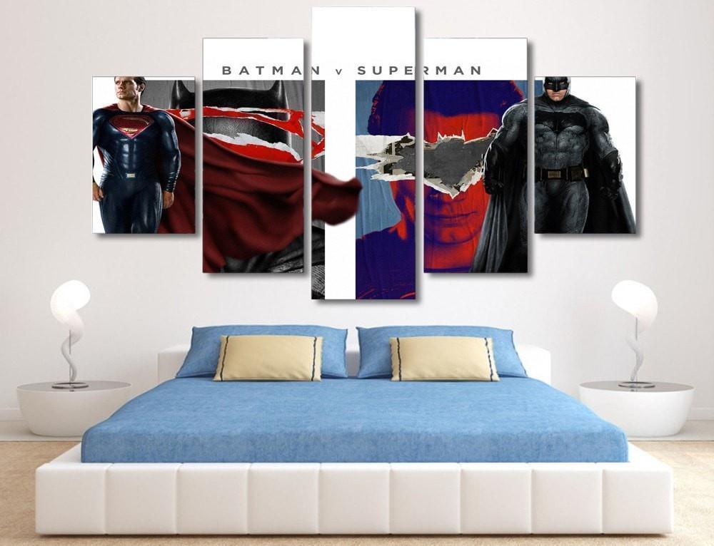 Batman Vs Superman: Dawn Of Justice DC Canvas Wall Art