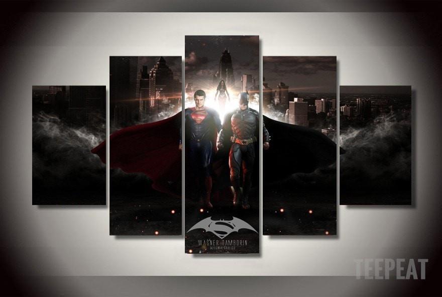 Batman Vs Superman DC Canvas Wall Art