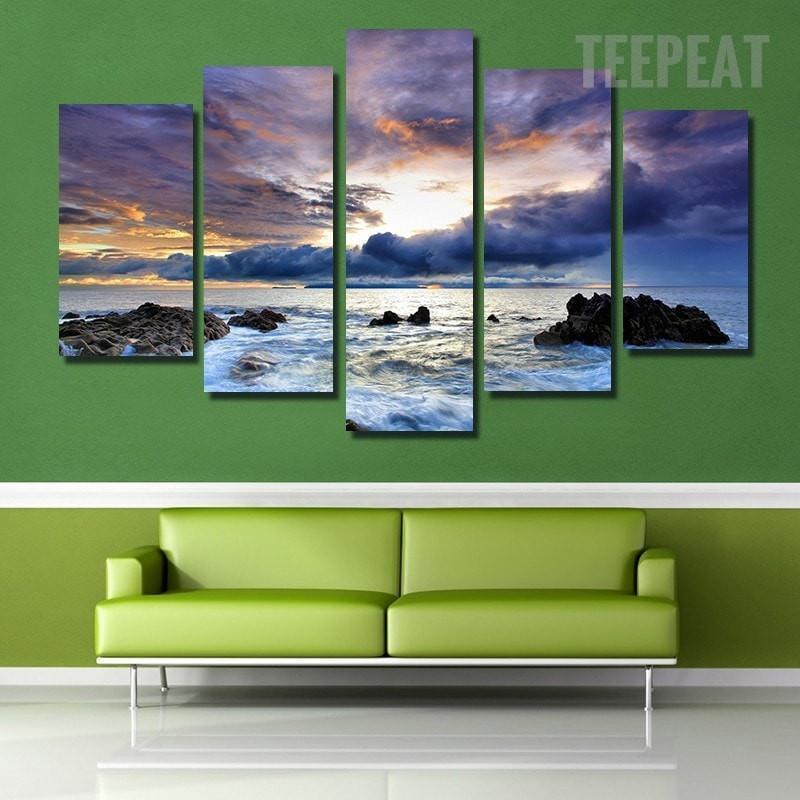 Beach And Life Nature Canvas Wall Art