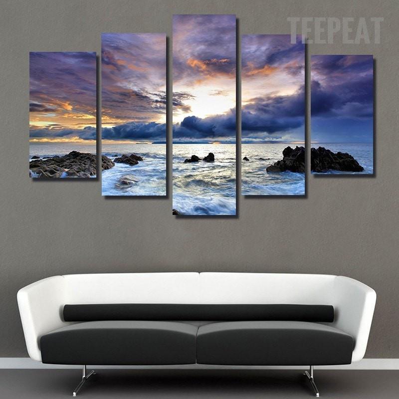 Beach And Life Nature Canvas Wall Art