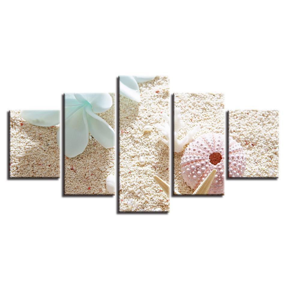 Beach Starfish Nature Canvas Wall Art
